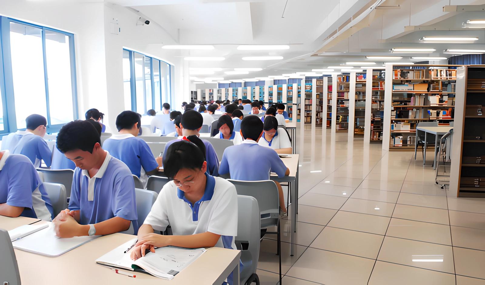 深圳实验学校(高中部)图书馆